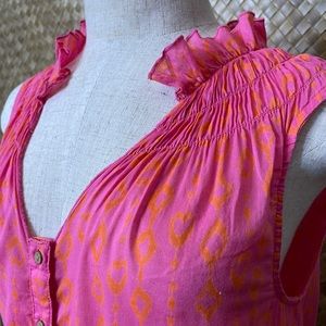 Gap Hot Pink & Burnt Orange Top!!